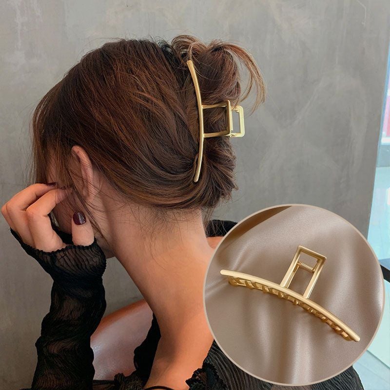 Kẹp tóc càng cua đính ngọc trai cao cấp giữ búi tóc gọn gàng