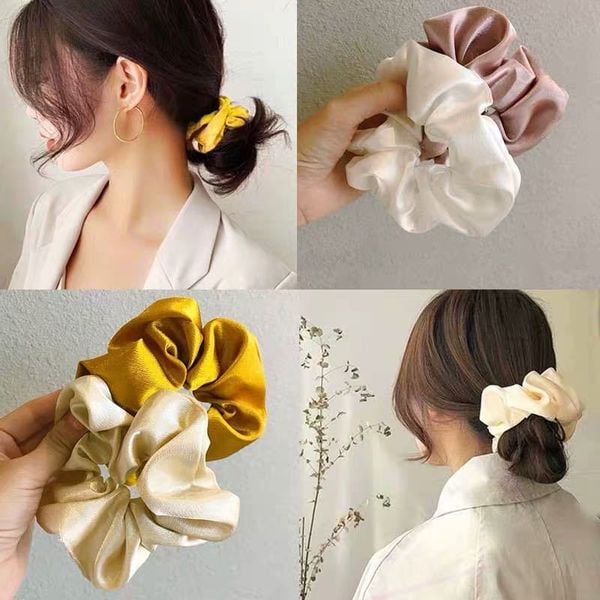 Scrunchie lụa cao cấp MYRA 2026